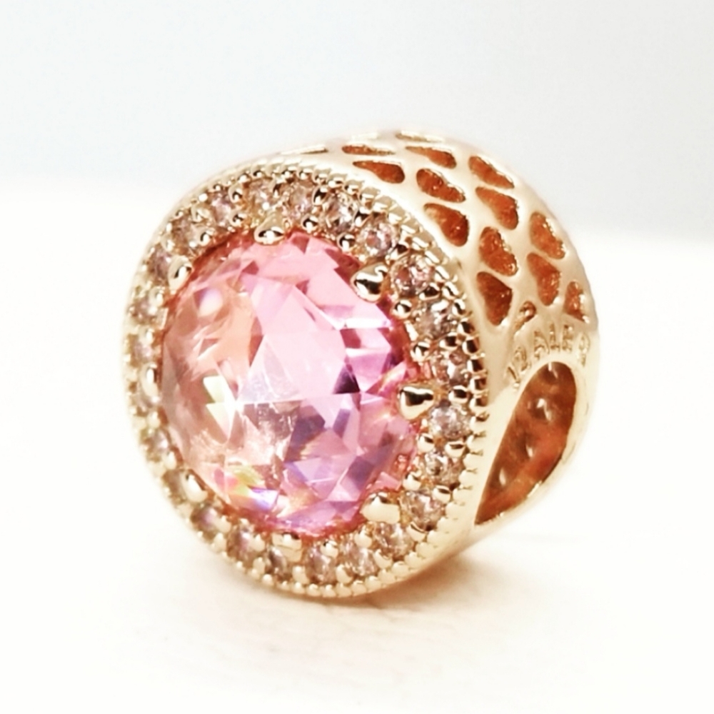 BRAND NEW Pandora charm rosegold Radiant heart #781725 NPB - Picture 7 of 10